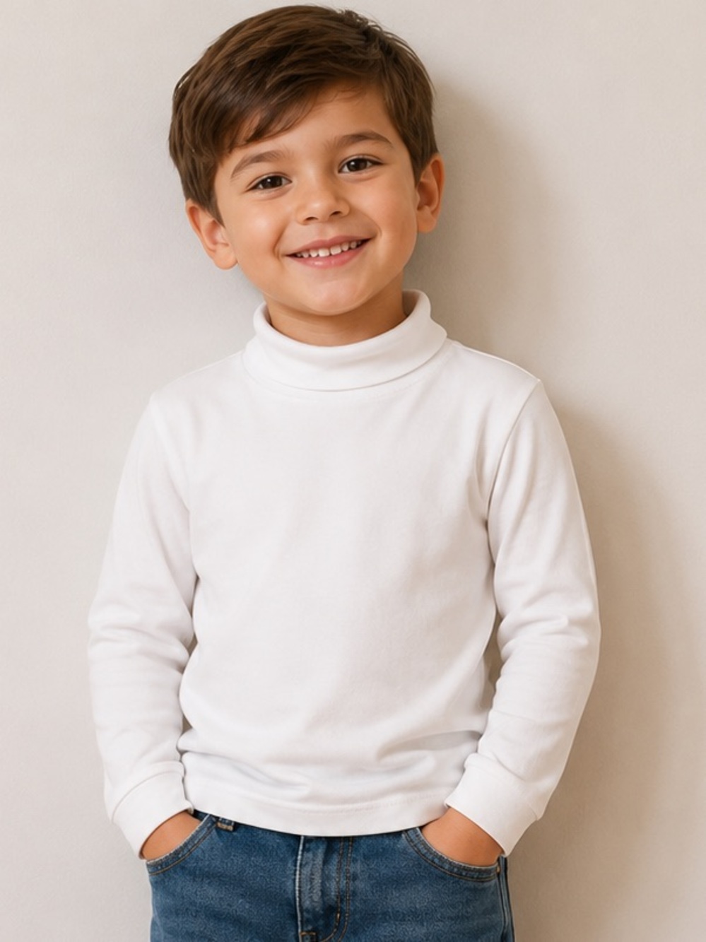 CIRCO White Turtleneck XS 4/5 Toddler